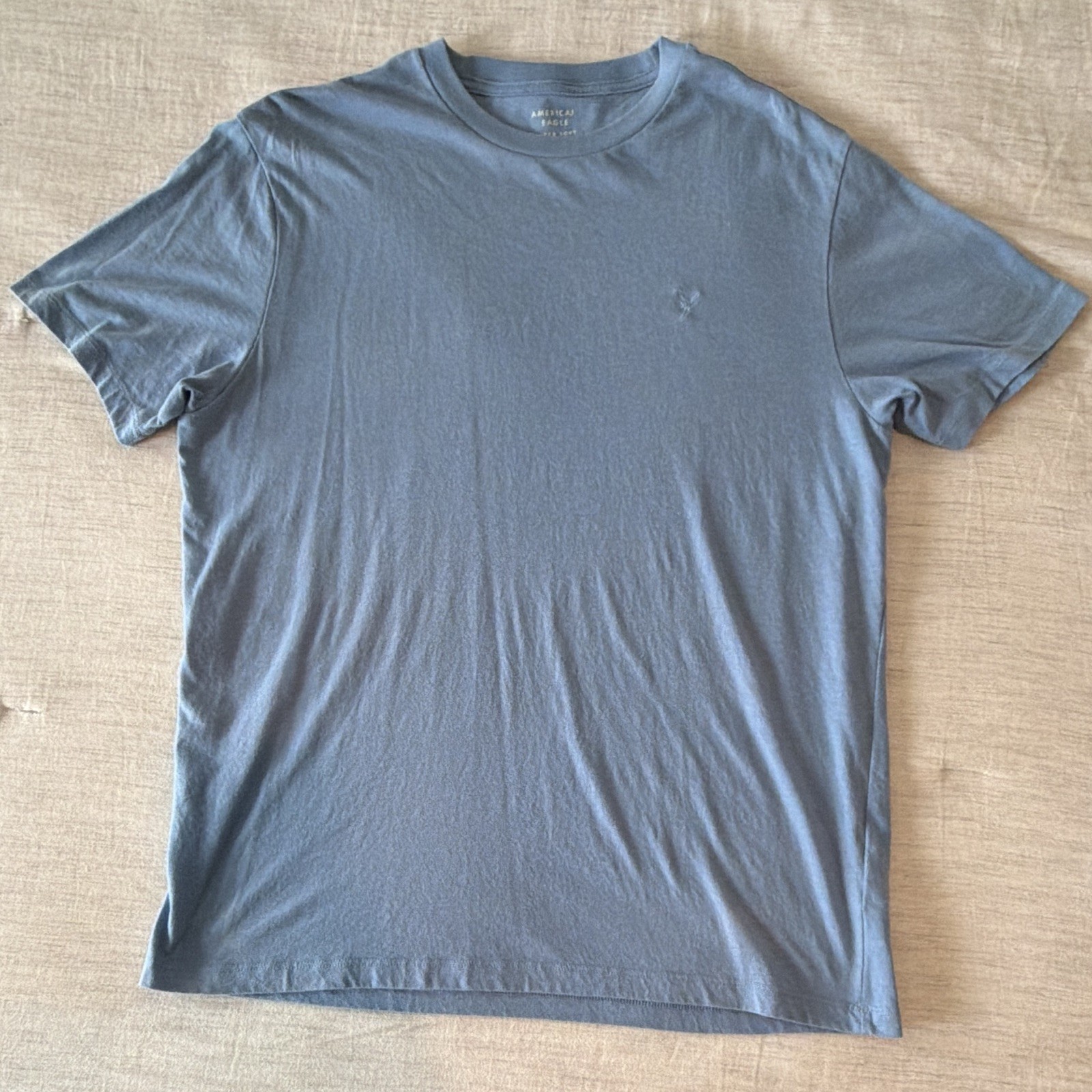 American Eagle Super Soft Men's Standard Fit Logo Crew Neck Tee Lot 3 Size L gallery