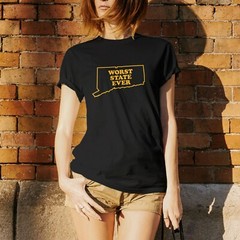 Connecticut Worst State Ever Basic Cotton T-Shirt – Black