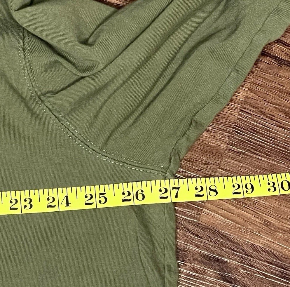 Duluth Trading Co. Longtail Men’s Henley Long Sleeve Pocket Tee Olive Green XL gallery