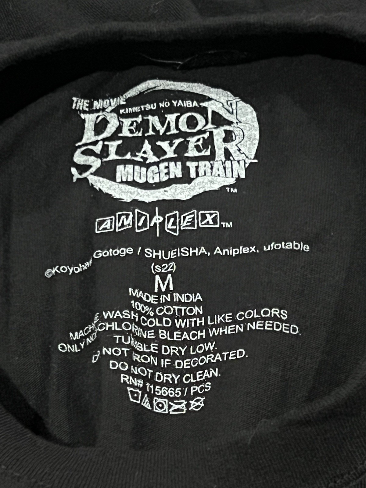 Demon Slayer Adult T-Shirt - The Movie Mugen Train Box Image Long Sleeve Med gallery