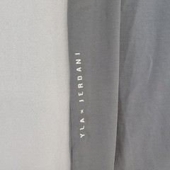 YoungLA T-Shirt Mens Medium Gray Jerdani Collaboration Scoop Neck Gym Training