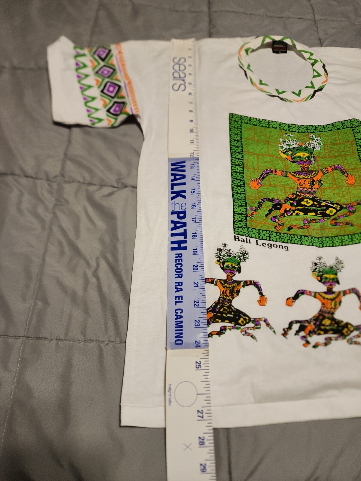 Borobudur Bali Legong Indonesia Aztec Souvenir Tshirt Size XL NWOT gallery