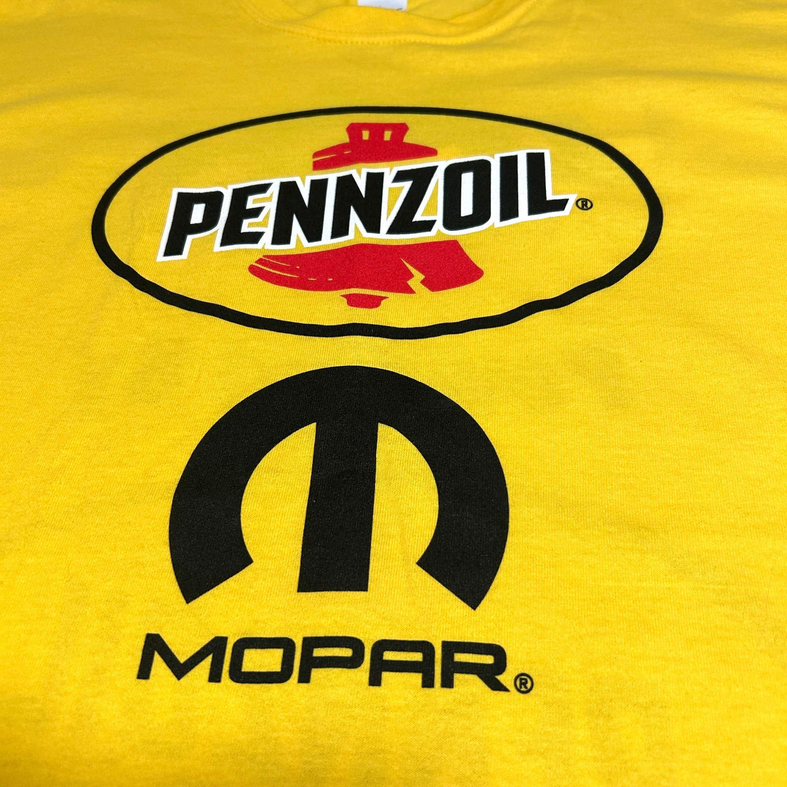 PENNZOIL Racing Don Schumacher Mopar Motorsports T-Shirt Yellow Men's Size LG gallery