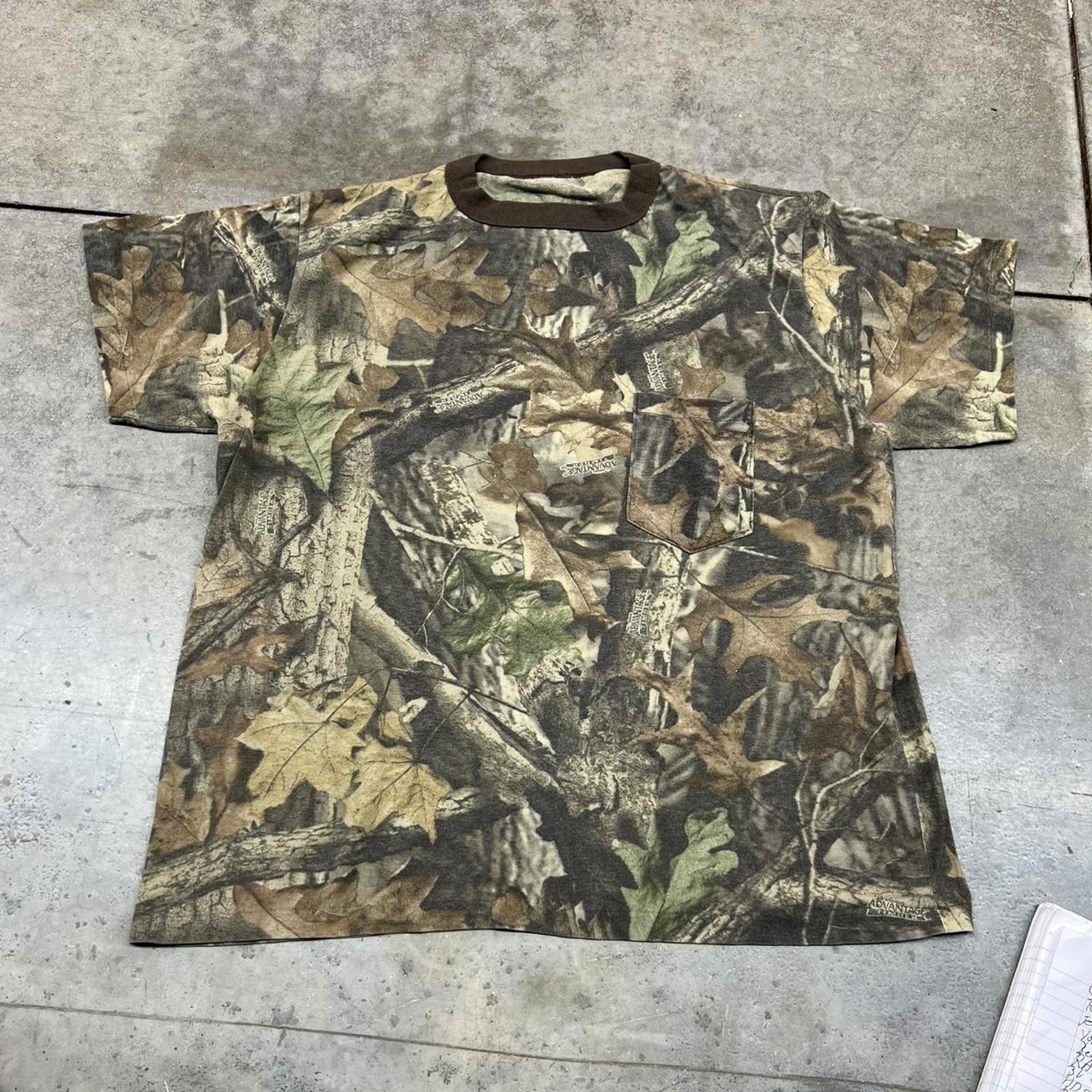 vintage realtree camo all over print made in usa single stitch shirt size large