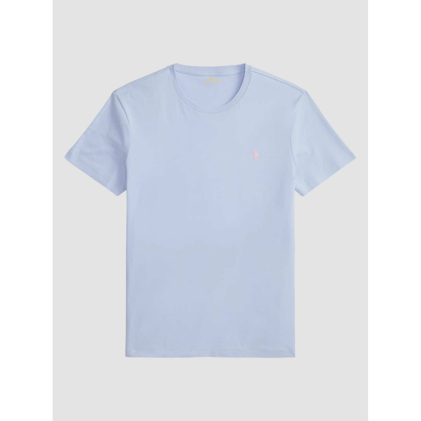 Polo Ralph Lauren Men's S/S XXL Crewneck T-Shirt Light Blue Pink Pony gallery