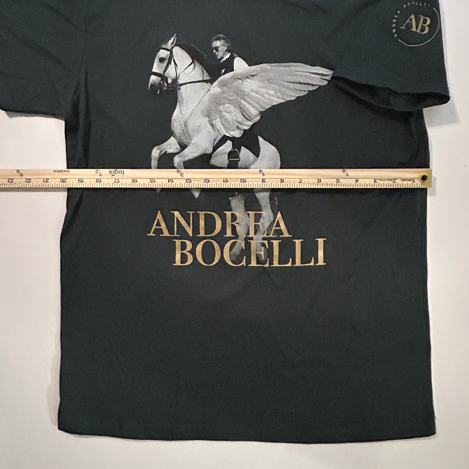 Andrea Bocelli Pegasus 30th Anniversary T-Shirt Size Large gallery