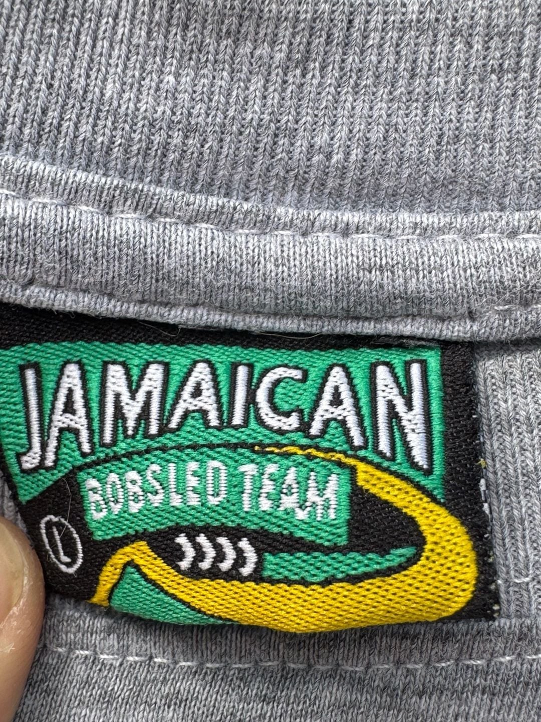 Vintage Jamaican Bobsled Team Graphic T-Shirt Gray gallery