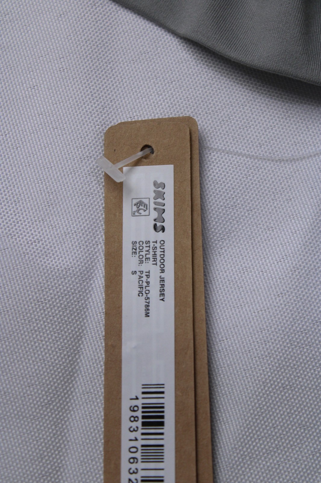 Skims Men's Crew Neck Outdoor Jersey Classic T-Shirt ZG3 Pacific Small NWT gallery