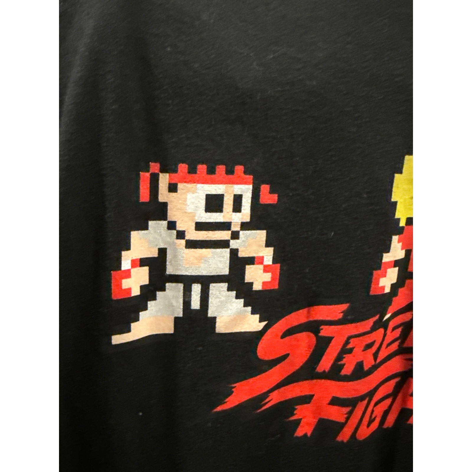 Capcom Street Fighter Mens 3XL Black T-Shirt 8-Bit Pixel Graphic Anime Ken Ryu gallery