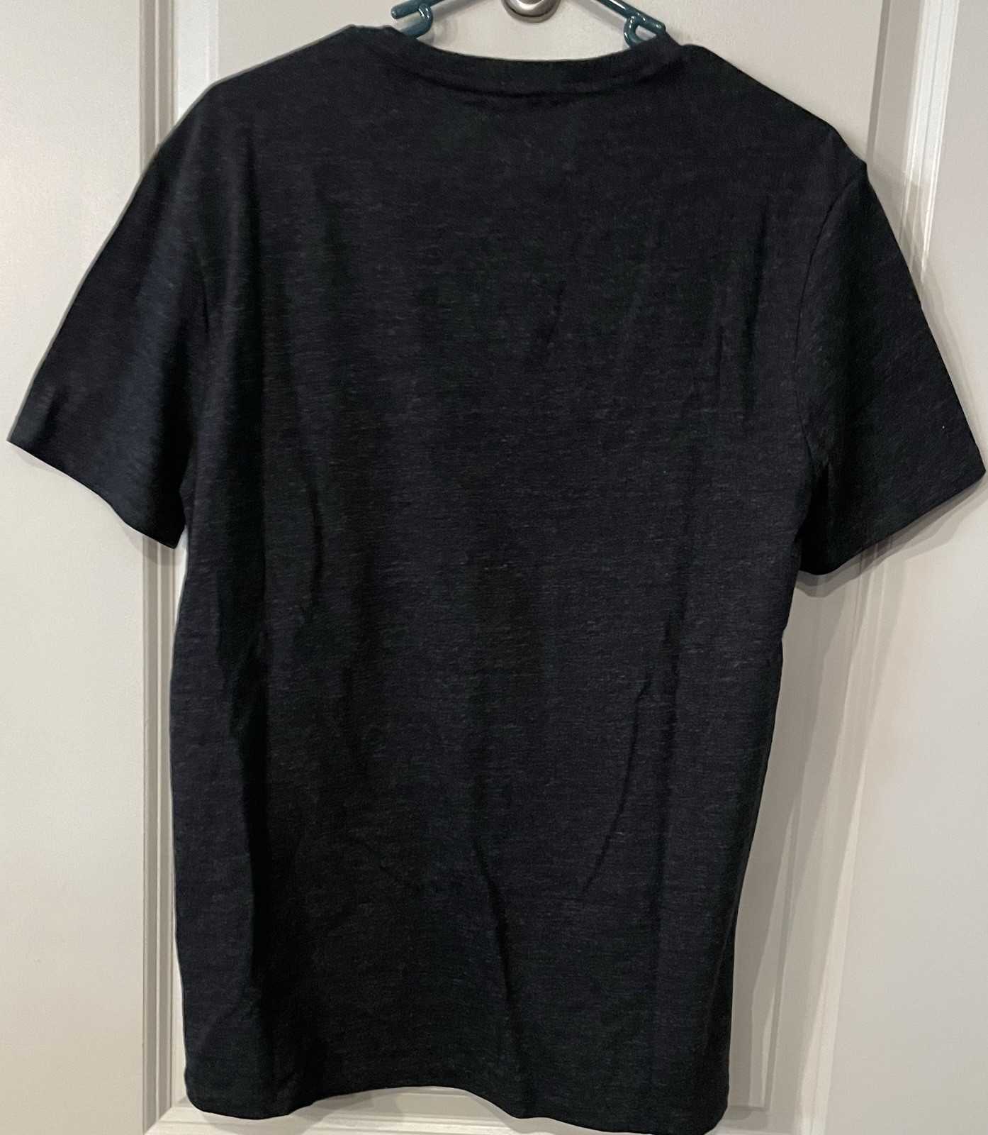 Polo Ralph Lauren Short Sleeve V-Neck T-Shirt - Black Heather (White) - Size: S gallery