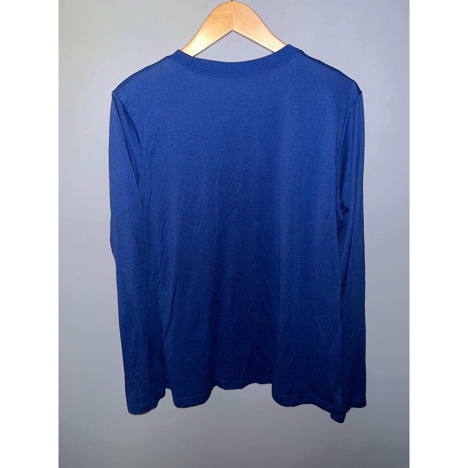 Nike Kansas City Royals Baseball Dri-FIT Long Sleeve Shirt Blue Mens XL MLB gallery