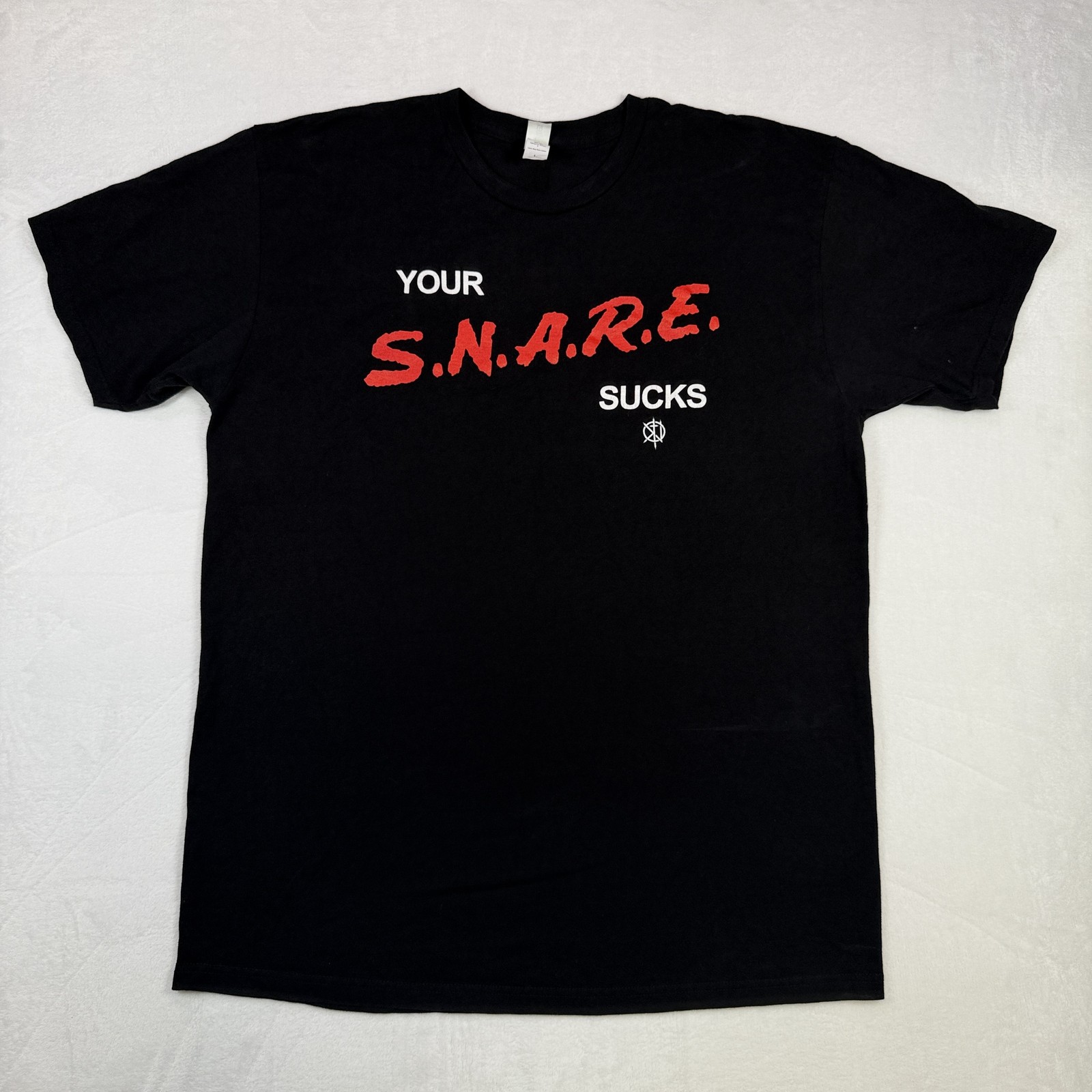 Your S.N.A.R.E.Sucks Graphic Shirt Size Large Black Short Sleeve Classic Comfort gallery