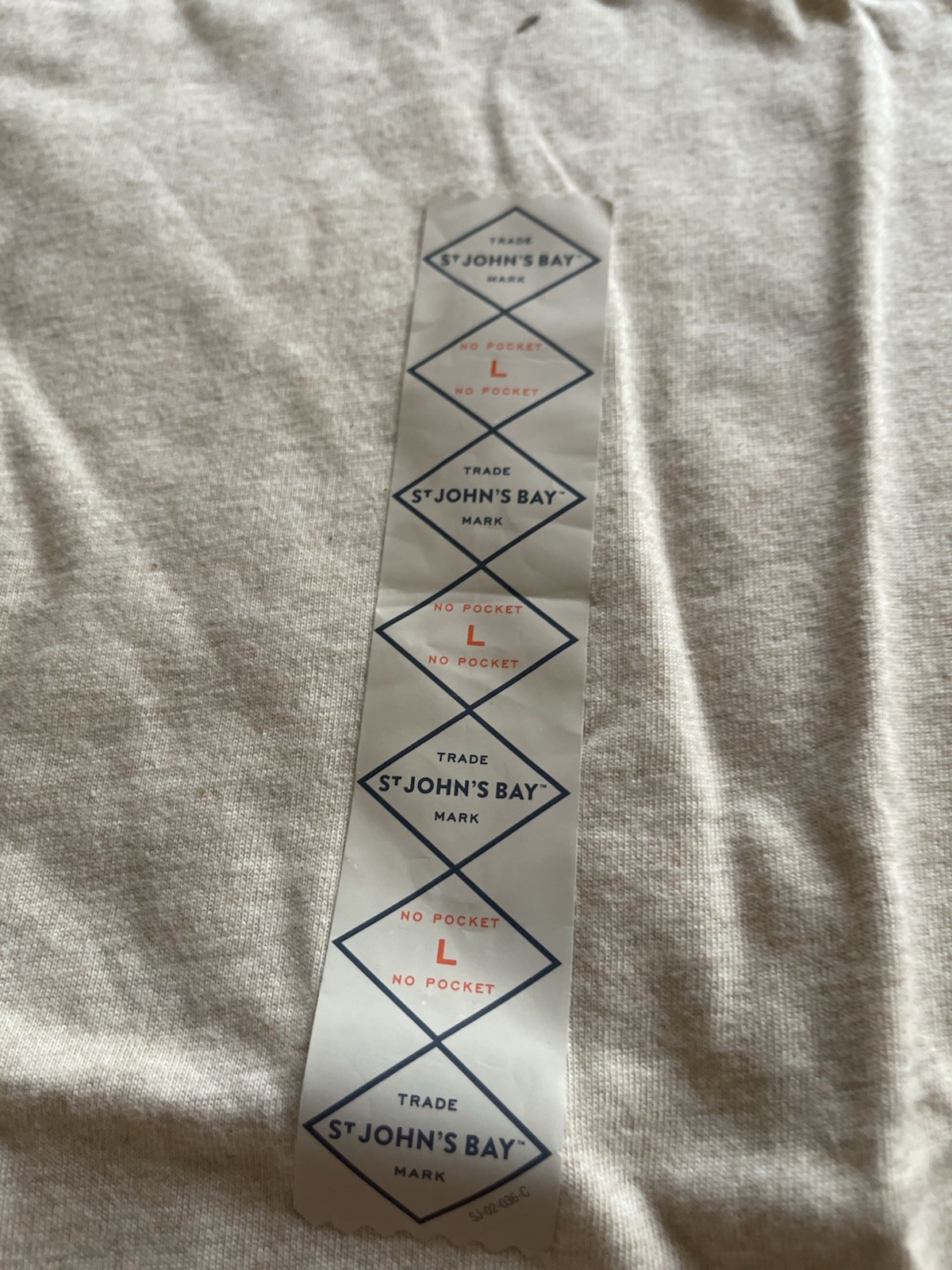 St Johns Bay Legacy Tee Shirt Large Beige Men’s 100% Cotton Casual NWT. gallery