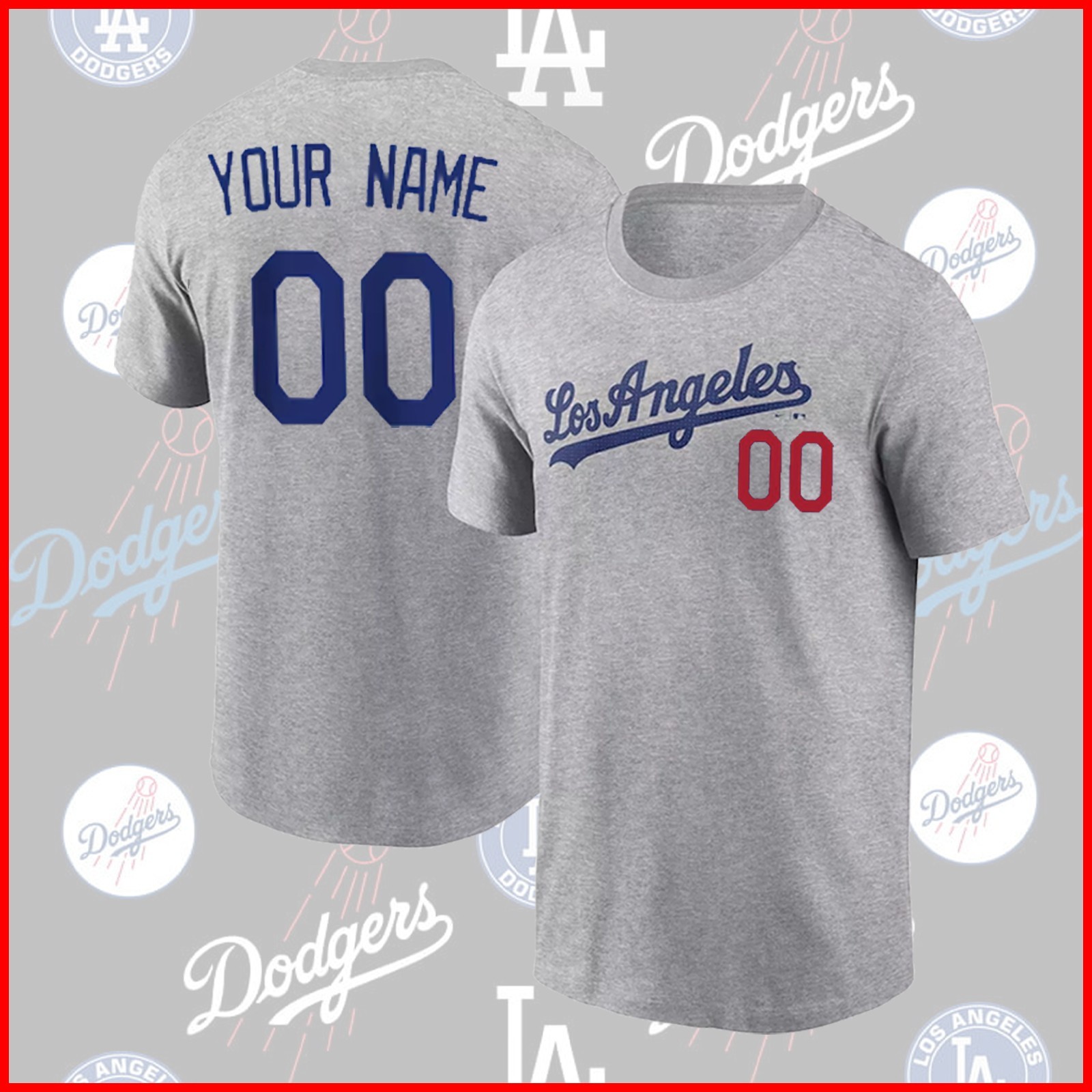 Personalized Los Angeles Dodgers Name & Number Custom 2025 Fanmade FAST SHIP gallery