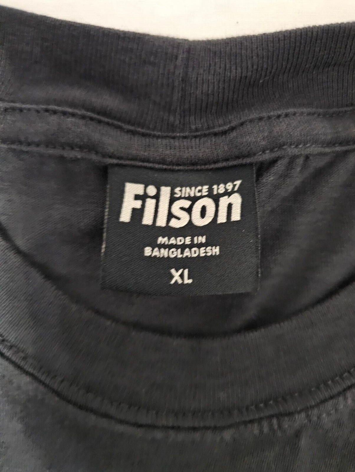 Filson C.C. Filson Co. Graphic Logo T-Shirt XL Black Gold Outdoor Heritage gallery