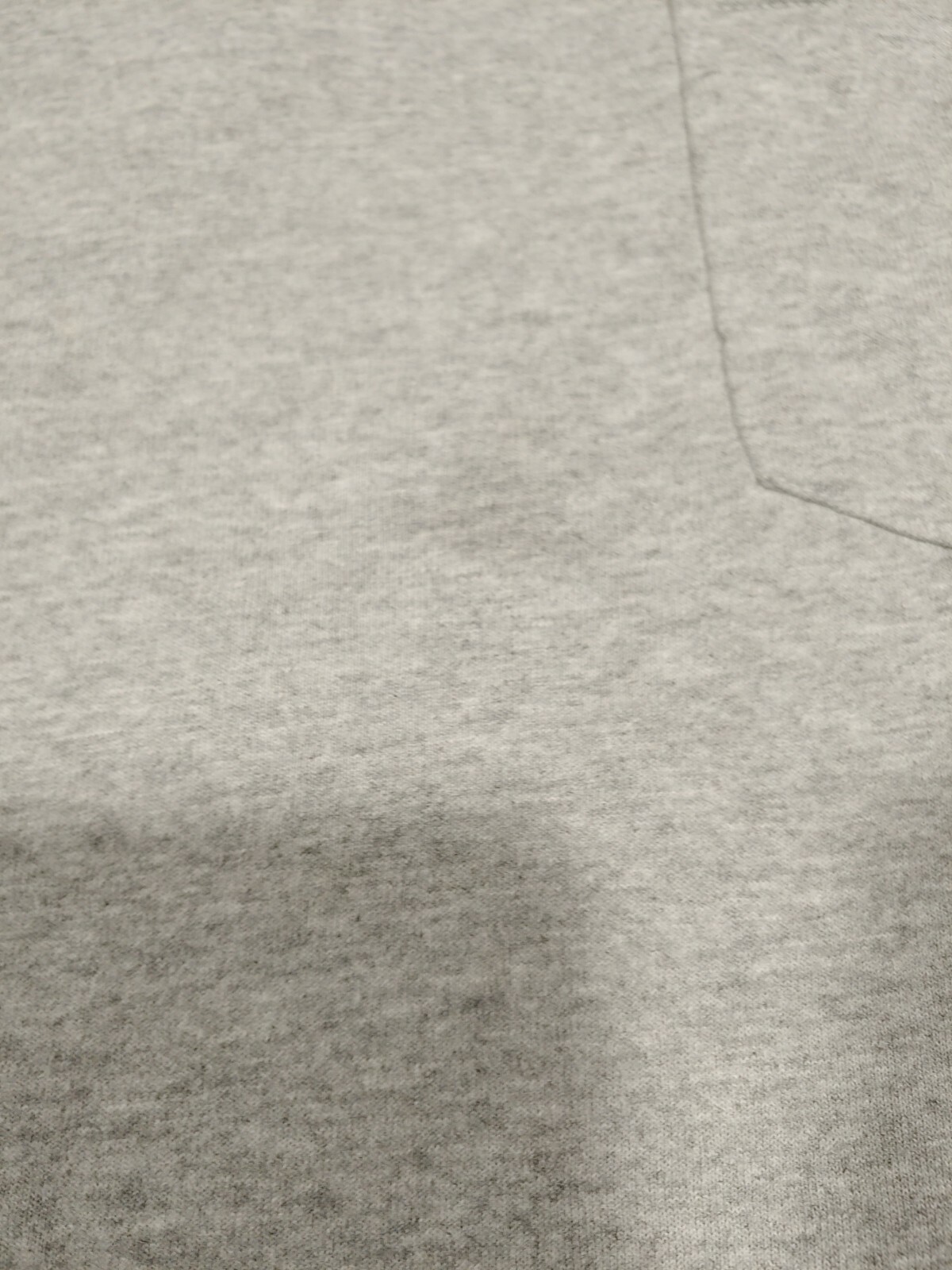 Pocket T Shirt Mens L Hether Gray Short Sleeve Smart Basics Blank Tee gallery