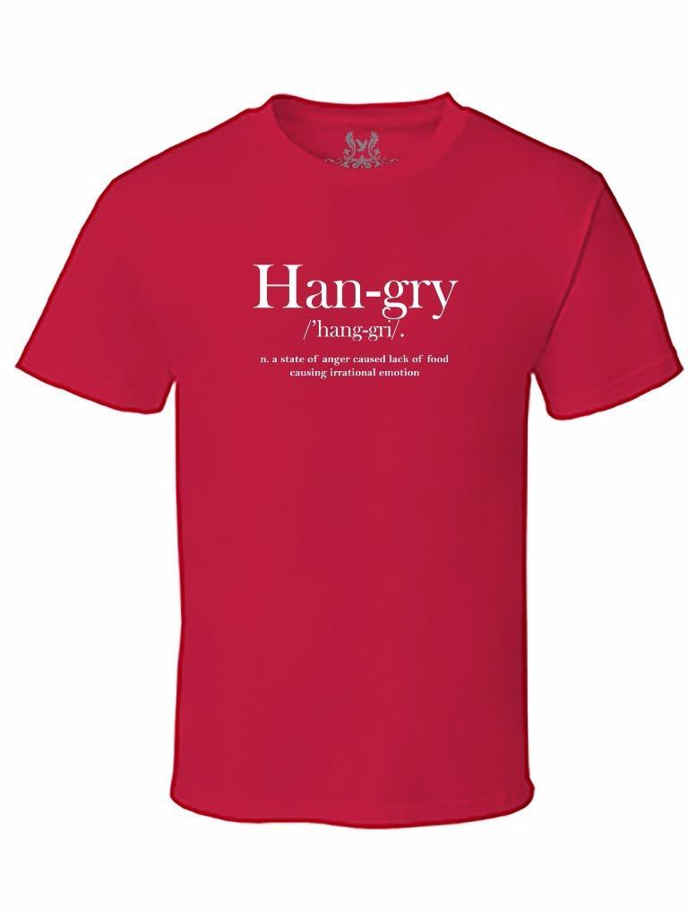 NW MEN'S PRINTED HANGRY FUNNY HIPSTER DESIGN COTTON T-SHIRT ALL COLOR & SIZE gallery