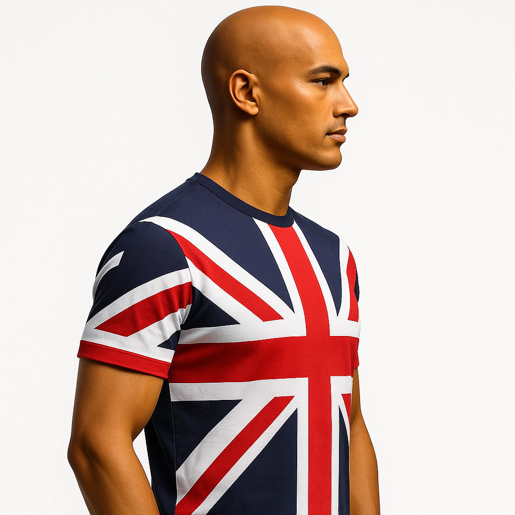 Union Jack T-Shirt – Crew Neck – Sizes XS to 3XL for Celebrations & Events gallery