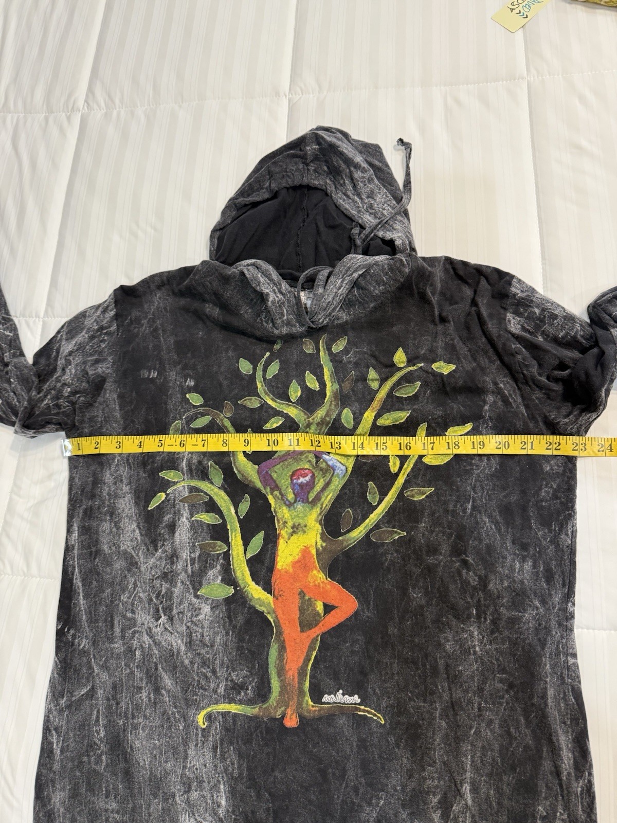 Graphic Global Warning I’ll Dare To Say No Time Long Sleeve Hoodie Tee gallery