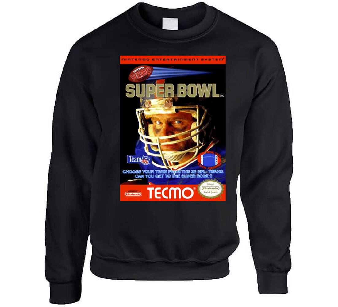 Tecmo Super Bowl Nes Video Game Cover T Shirt gallery