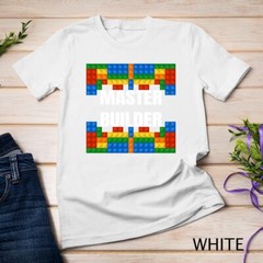 Master Builder Building Blocks Brick Builders Toys gift Unisex T-shirt