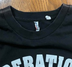 Coney Island “Operation H.O.O.D” Black/White/ Orange T Shirt (Size XL)