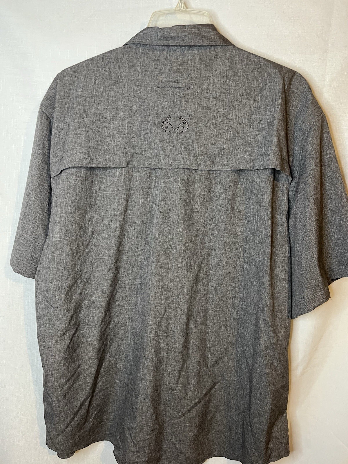 Realtree Fishing Perf T-Shirt Charcoal/Black, Size XXL With Vent gallery