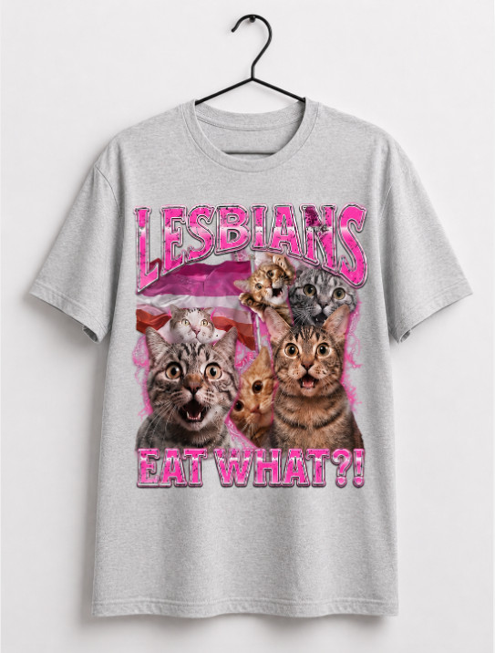 Lesbian Cat Lover T Shirt Funny LGBTQ Pride Graphic Tee Cute Kitty Gift Unisex gallery