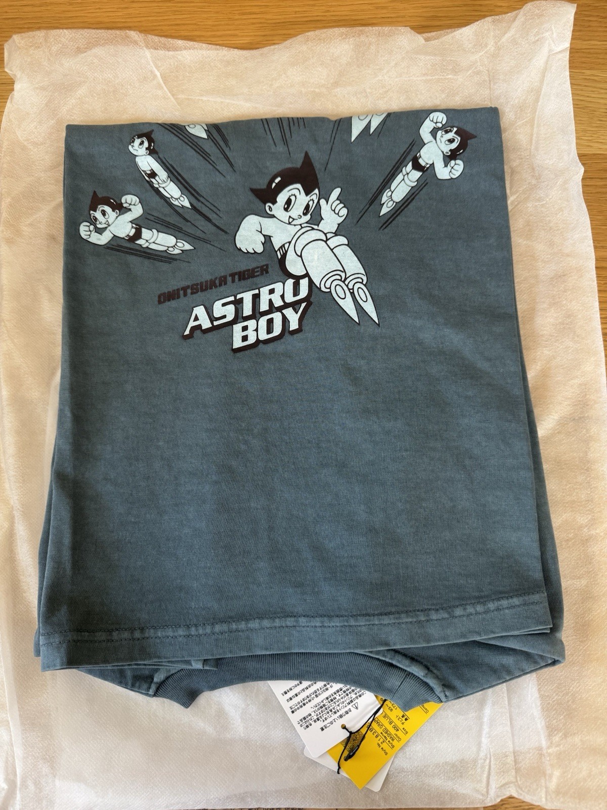 Astro Boy × ONITSUKA TIGER WASHED GRAPHIC T-Shirts BLUE Japan New gallery