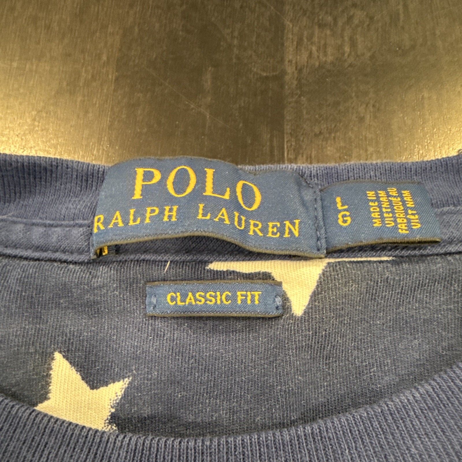 Polo Ralph Lauren Classic Fit Cotton Stars Crew Neck Tee Blue/White/Red L/G gallery