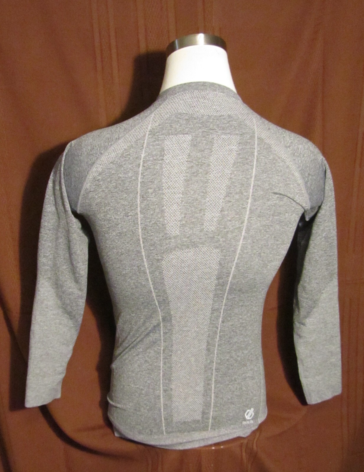 Dare 2B Mens Long-Sleeve Shirt, Gray, Polyamide/Polyester/Elastane, Size M, EUC gallery