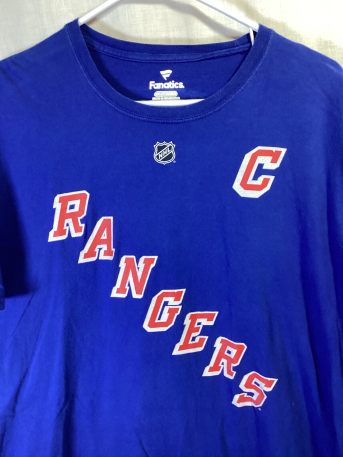 New York Rangers #8 Troubadour (Fanatics) Blue 2XL Cotton NHL Licensed T Shirt gallery