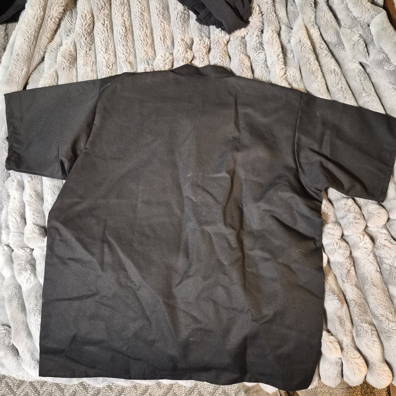 Ben Davis Quarter 1/4 Zip Shirt Black Mens Size XL classic work skate gallery