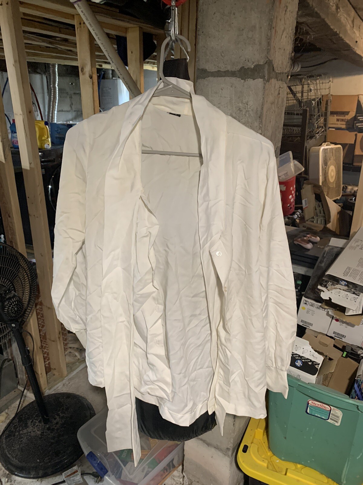 Vintage Long Button Up Sleave Shirt T2