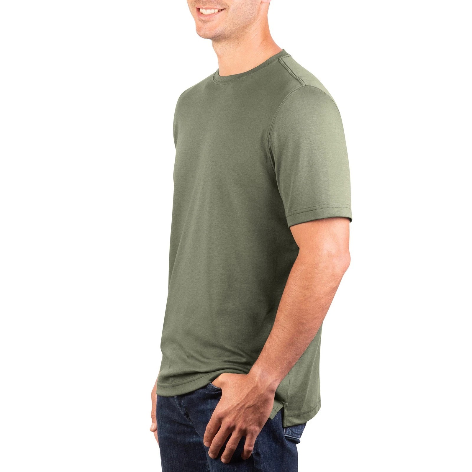 Kirkland Signature Men's Pima Cotton Tee T-Shirt Made in Peru L XL gallery