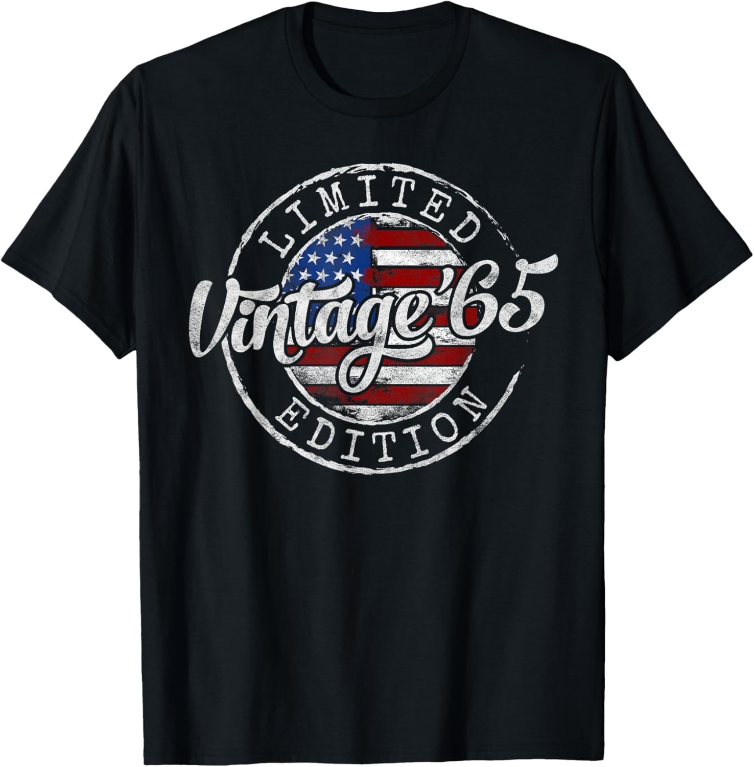 Vintage 1965 60th Birthday Gifts For Men Women 60 Year Old T-Shirt gallery