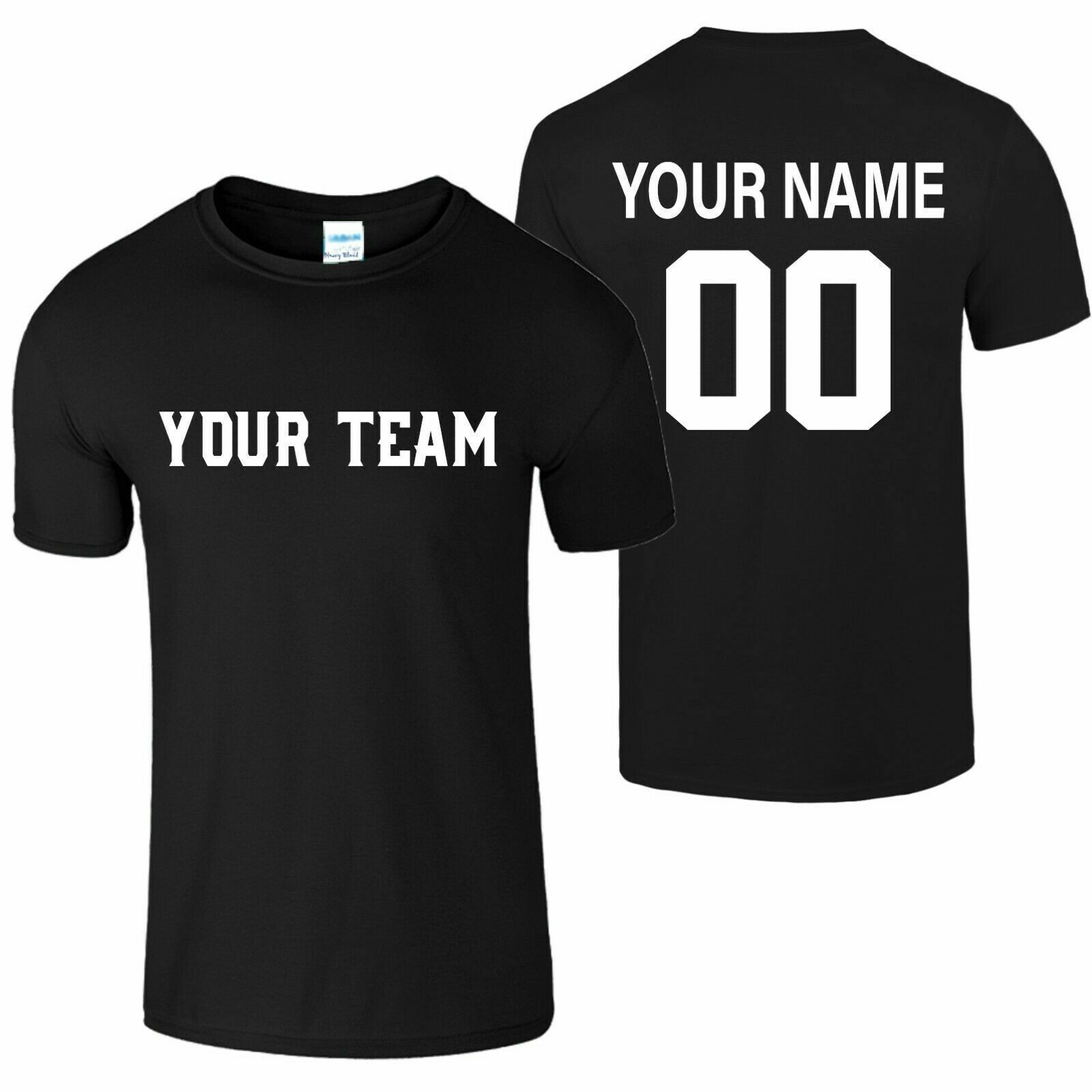 Personalized Custom Name Number Football Team Customized T-Shirt