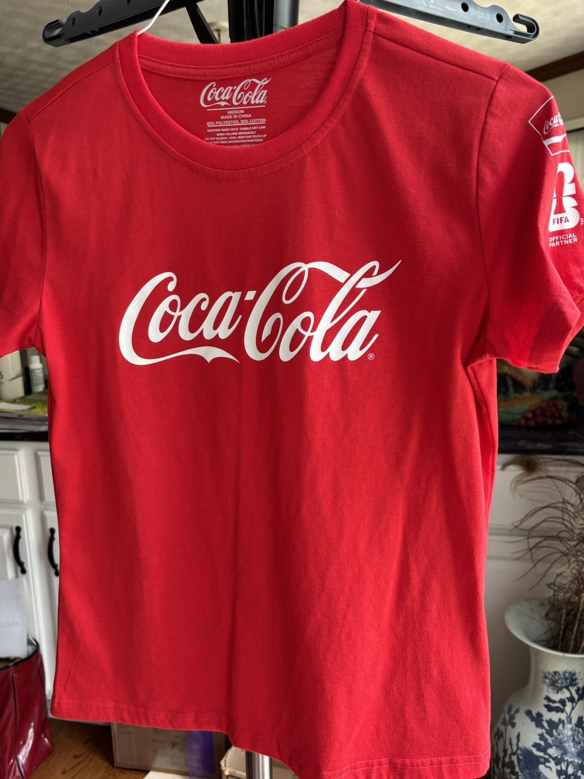 Coca-Cola Men’s Red FIFA 2026 Official Partner Graphic Logo Small Size gallery