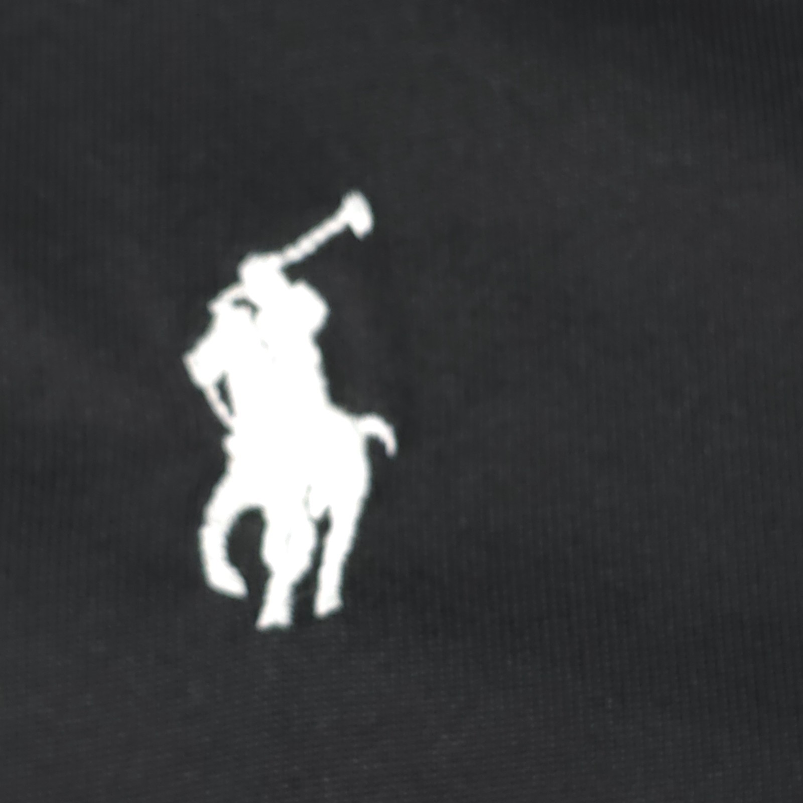 Polo Ralph Lauren Mens Shirt Size XL Black S/S White Small Pony Shiny Material gallery