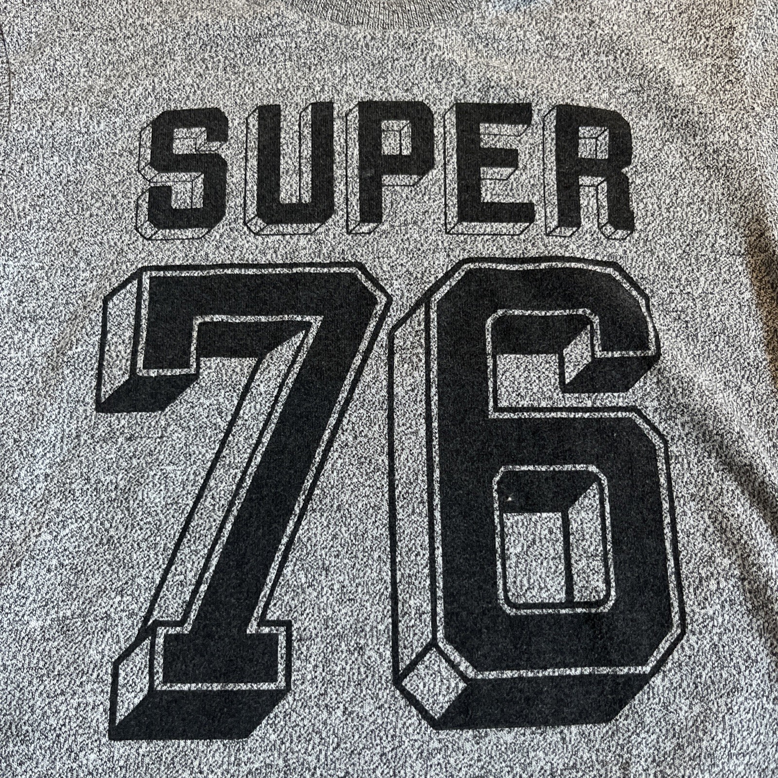 The Classic Superdry Comets T-Shirt Men’s Gray Vintage Goods Co Size Medium Knit gallery