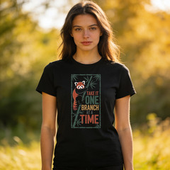 Adorable Red Panda Motivation Quote Graphic Unisex T-Shirt