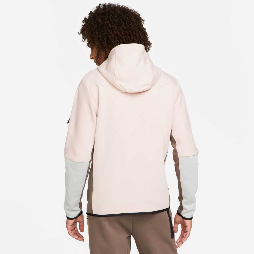 Nike Tech Fleece Full-Zip Men's Hoodie Pink-Driftwood CU4489-601 gallery
