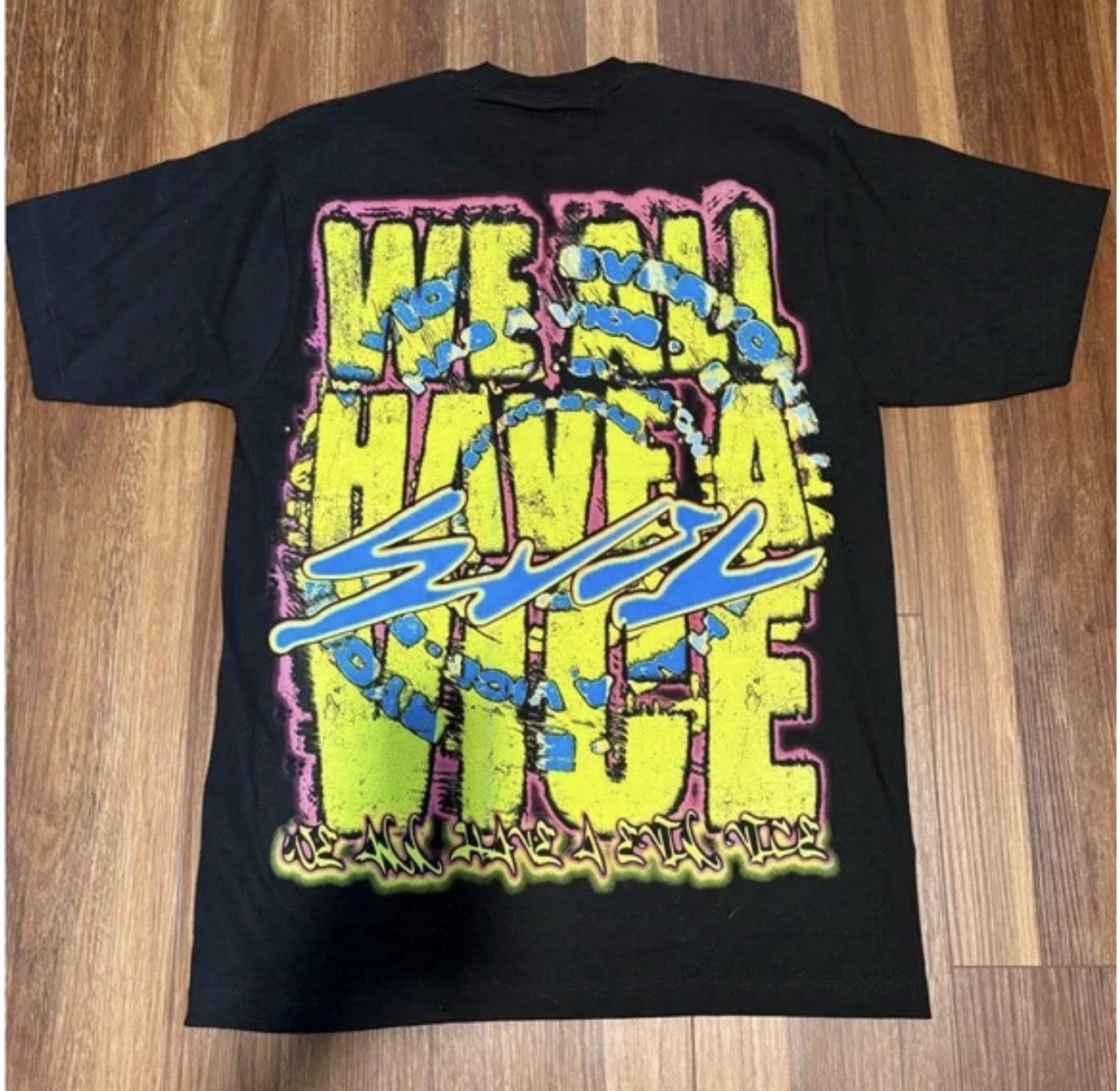 Evil Vice Black Yoga Graphic Tee Size 2XL IN BAG NO TAG gallery