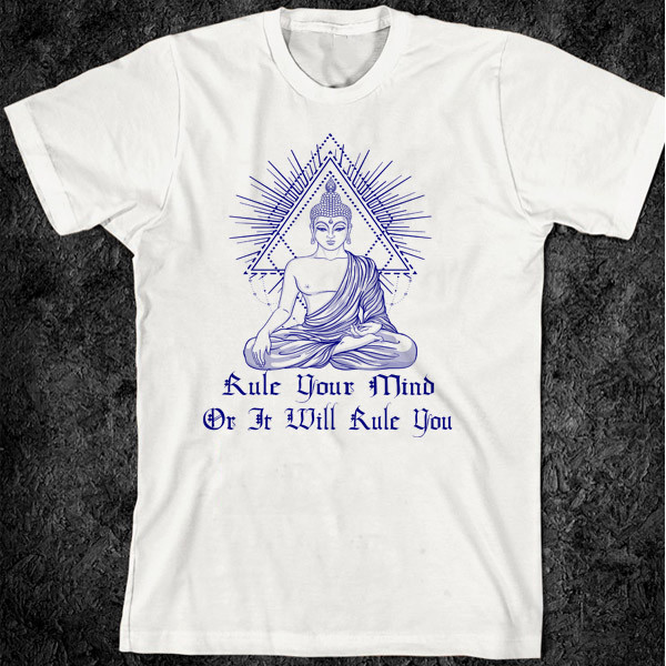 Buddhist Yoga T-Shirt Hindu OM Aum Meditation Harmony Zen India Chakra new tee gallery