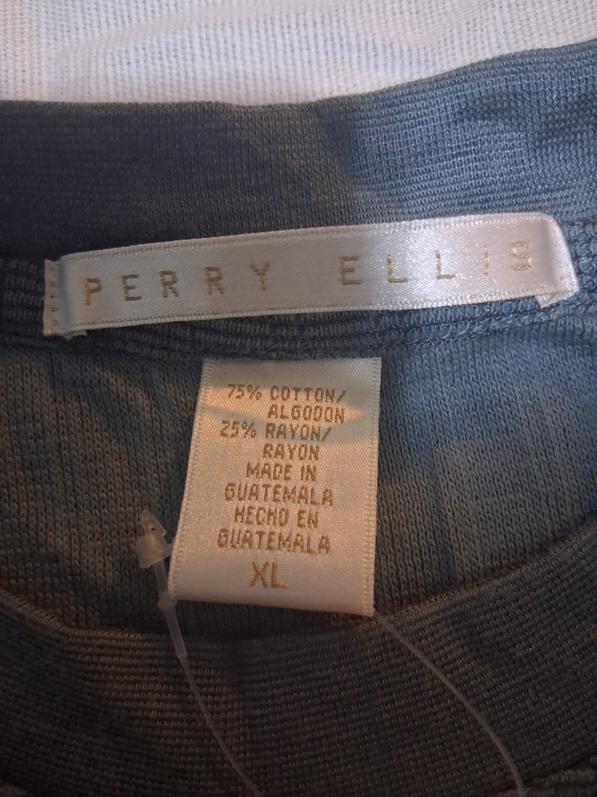 Perry Ellis 100% Cotton Short Sleeve Shirt Size XL gallery