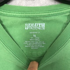 Duluth Trading Co Longtail T Tee Shirt Green Relaxed Short Sleeve Large Mens