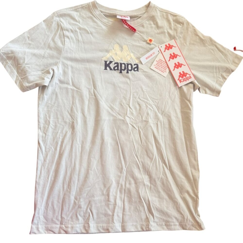 Kappa Authentic Molongio T-Shirt - Grey Silver/Violet Bloom/Yello 'Men's' S-NWT gallery