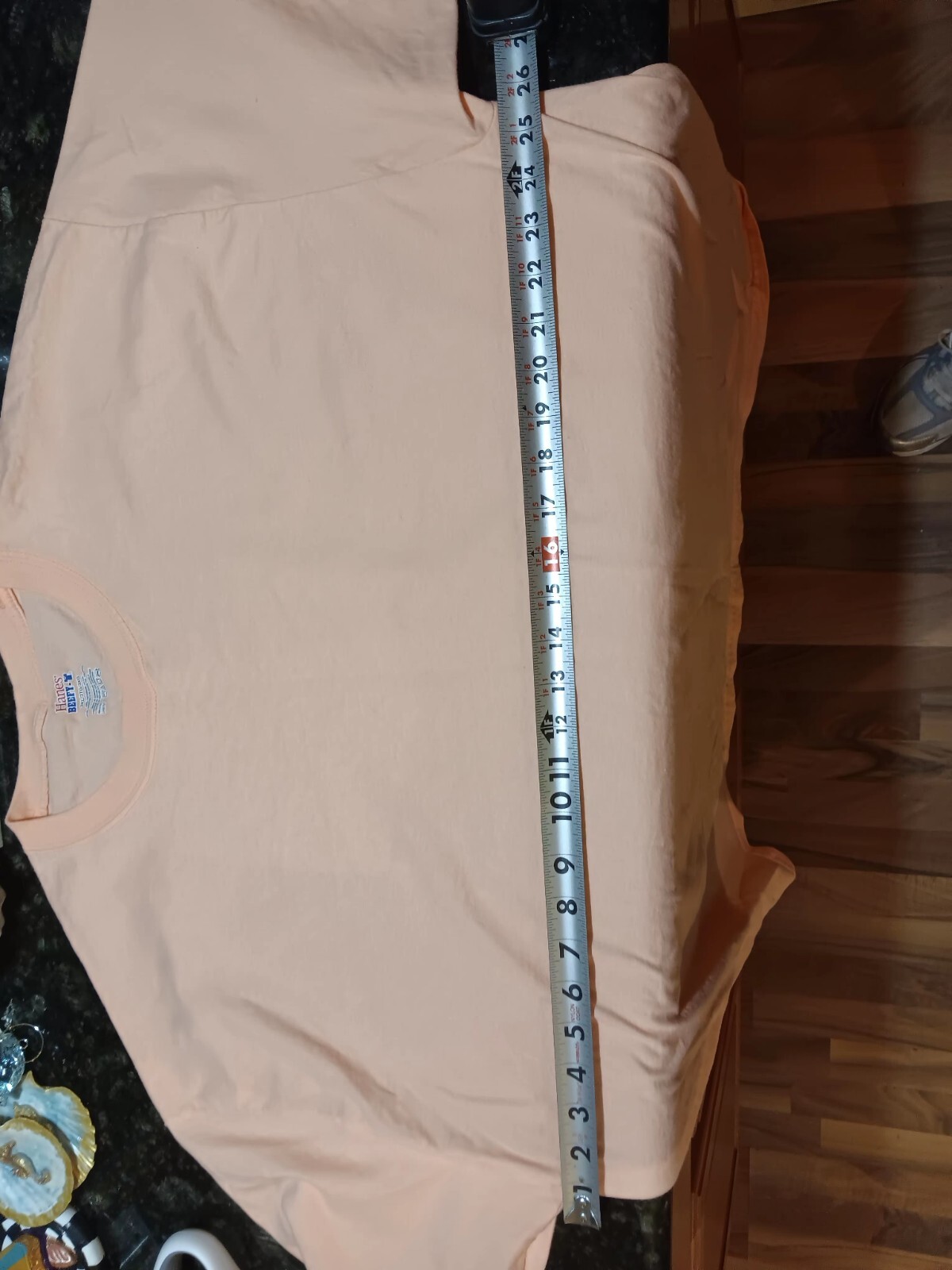 Hanes Beefy-T Cotton Plain Crew Neck Short Sleeves Adult T-Shirt Size 3X Salmon gallery