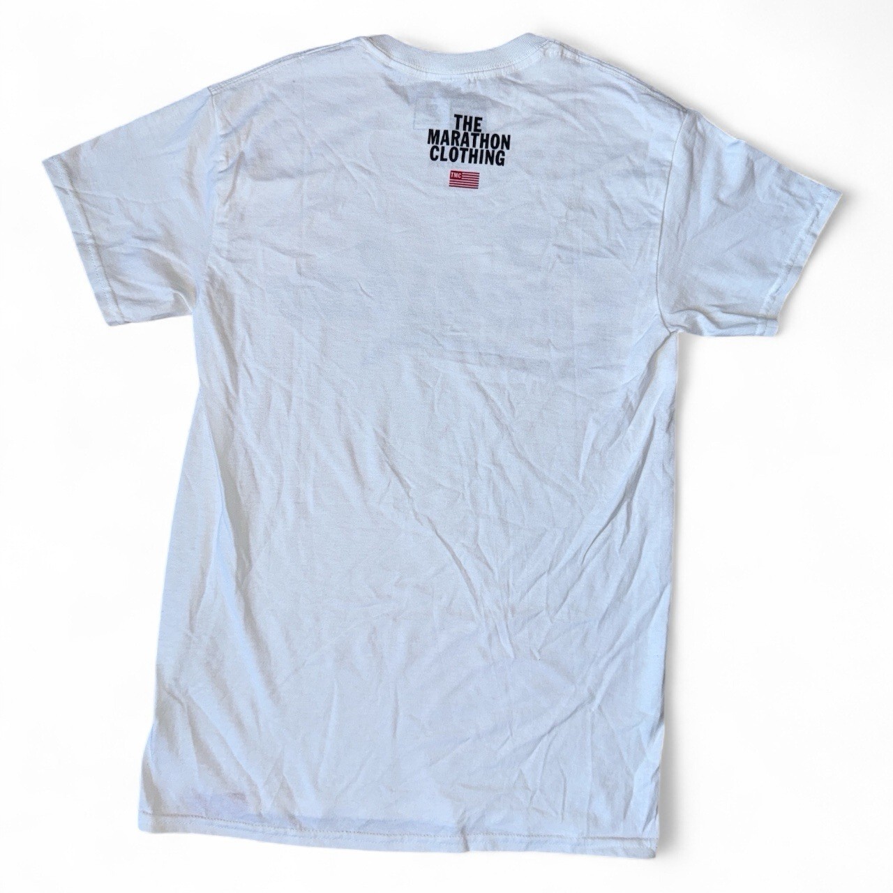 The Marathon Clothing Nipsey Hussle CRENSHAW Shirt White Blue Mens Size Small gallery