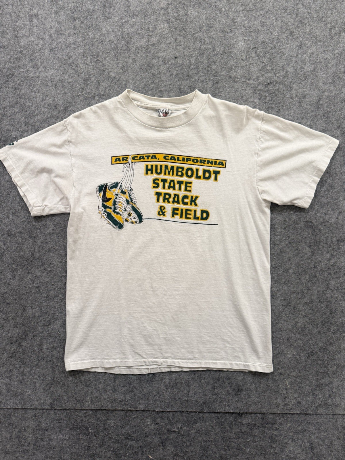Vintage 80s 90s Nike Humboldt State Track And Field Shirt Size Medium